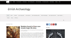 Desktop Screenshot of irisharchaeology.ie